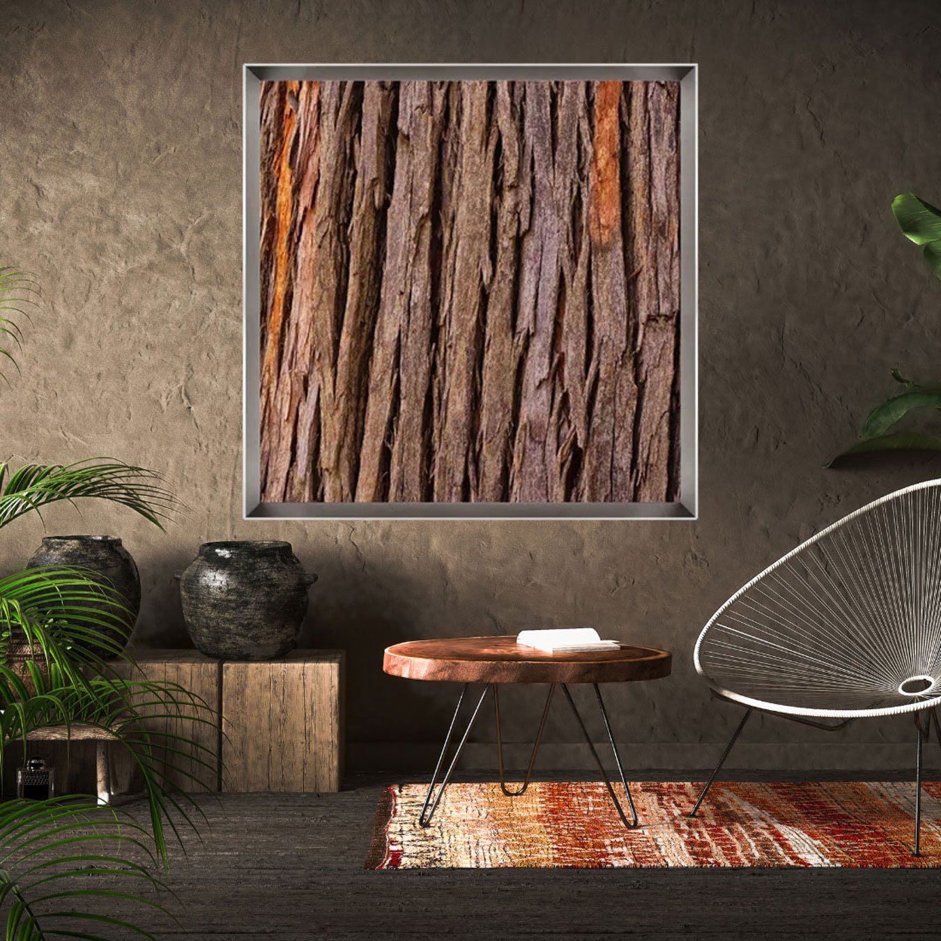 Quadro Decorativo Fotografia Textura Casca de Árvore por Dorival Moreira - Escolha o Tamanho