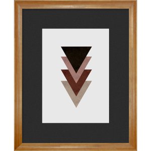 Quadro Decorativo Triângulos Sabedoria e Divindade 90x110cm