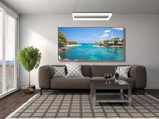 Quadro Decorativo Praia Ilhas ABC Costa Venezuelana 200x100cm