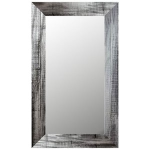 Espelho Decorativo Rústico com Moldura na Cor Prata Escovado Espelho Decorativo Rústico com Moldura na Cor Prata Escovado