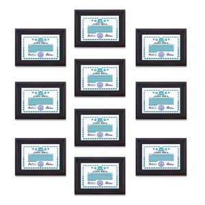Kit com 10 Molduras para Diploma, Certificado 20x30cm Quadros Pretos de 40x30cm Kit com 10 Molduras para Diploma, Certificado 20x30cm Quadros Pretos de 40x30cm
