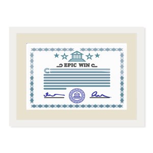 Moldura para Certificado Diploma 20x30cm Quadro Branco e Creme com Vidro Moldura para Certificado Diploma 20x30cm Quadro Branco e Creme com Vidro