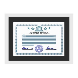 Moldura para Certificado Diploma 20x30cm Quadro Branco e Preto com Vidro Moldura para Certificado Diploma 20x30cm Quadro Branco e Preto com Vidro