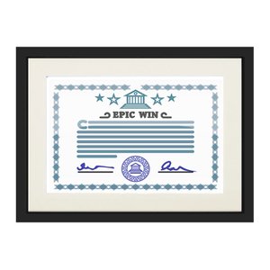 Moldura para Certificado Diploma 20x30cm Quadro Preto e Creme com Vidro Moldura para Certificado Diploma 20x30cm Quadro Preto e Creme com Vidro