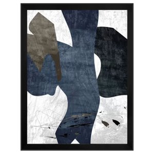 Quadro Abstrato Moderno Decorativo Azul II - Escolha o Tamanho