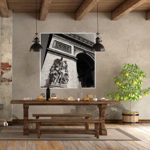 Quadro Arquitetura Arco do Trunfo por Dorival Moreira 50x50 cm