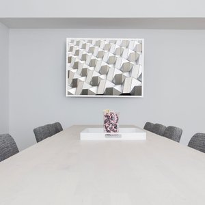 Quadro Arquitetura Futurística e Geométrica de Edifício na Cidade Dresden - Alemanha 80x60cm
