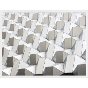 Quadro Arquitetura Futurística e Geométrica de Edifício na Cidade Dresden - Alemanha 80x60cm