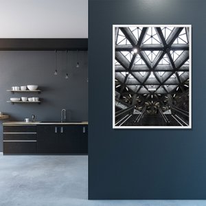 Quadro Arquitetura Interior de Edifício Montreal, Canada 60x80cm