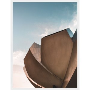 Quadro de Arquitetura Museu ArtScience em Singapura 60x80cm