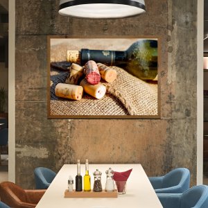 Quadro de Vinho para Área de Lazer, Adega 70x50cm Quadro de Vinho para Área de Lazer, Adega 70x50cm