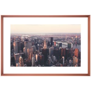 Quadro Decorativo com Imagem Vista Aérea de Nova York Quadro Decorativo com Imagem Vista Aérea de Nova York