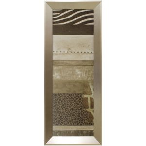 Quadro Decorativo Abstrato Estampa de Animais 40x100cm Quadro Decorativo Abstrato Estampa de Animais 40x100cm