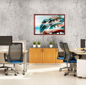 Quadro Decorativo Arquitetura Edfício Hudson Yards 95x65 cm