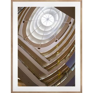 Quadro Decorativo Arquitetura Moderna Interior Edifício 60x80 cm