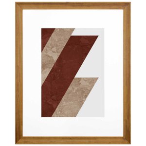 Quadro Decorativo Arte Moderna Geométrico Faixas 90x110 cm Quadro Decorativo Arte Moderna Geométrico Faixas 90x110 cm