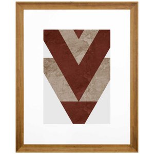 Quadro Decorativo Arte Moderna Geométrico Faixas II 90x110 cm Quadro Decorativo Arte Moderna Geométrico Faixas II 90x110 cm