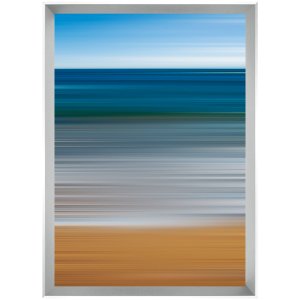 Quadro Desenho Abstrato Decorativo Linhas Horizonte Escolha o Tamanho