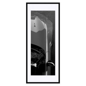 Quadro Decorativo em Preto e Branco Carro Vista Superior II 50x120cm Quadro Decorativo em Preto e Branco Carro Vista Superior II 50x120cm