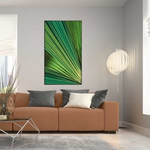 Quadro Decorativo Folha Tropical de Palmeira 80x140 cm