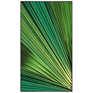 Quadro Decorativo Folha Tropical de Palmeira 80x140 cm Quadro Decorativo Folha Tropical de Palmeira 80x140 cm