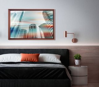 Quadro Decorativo Moderno Arquitetura Edfícios na China 95x65 cm