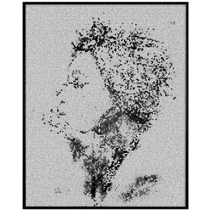 Quadro Decorativo Moderno com Moldura Arte Abstrata Mulher - Escolha o Tamanho Quadro Decorativo Moderno com Moldura Arte Abstrata Mulher - Escolha o Tamanho