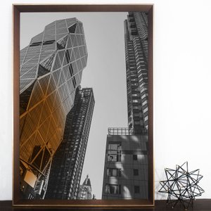 Quadro Decorativo Torre Hearst em Nova York: Ideal para Sala de Estar ou Escritório