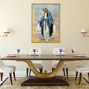 Quadro Decorativo Nossa Senhora da Medalha Milagrosa 50x70cm