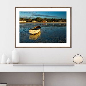 Quadro Decorativo Paisagem Lago por Dorival Moreira 140x100 cm Quadro Decorativo Paisagem Lago por Dorival Moreira 140x100 cm