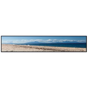 Quadro Decorativo para Cabeceira de Cama Paisagem Praia 170x30cm Quadro Decorativo para Cabeceira de Cama Paisagem Praia 170x30cm