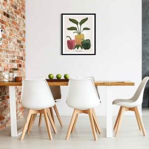 Quadro Decorativo para Cozinha Pimentão 30x40cm