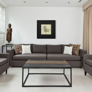 Quadro Decorativo Poltrona Antiga Nº 13 - 55x55cm