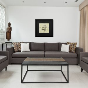 Quadro Decorativo Poltrona Antiga Nº 67 - 55x55cm