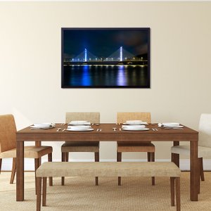 Quadro Decorativo Ponte Anita Garibaldi Laguna 90x60cm