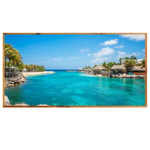 Quadro Decorativo Praia Ilhas ABC Costa Venezuelana 200x100cm Quadro Decorativo Praia Ilhas ABC Costa Venezuelana 200x100cm