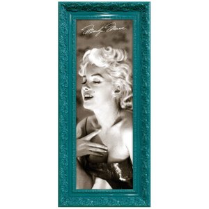 Quadro Decorativo Retrô Marilyn Monroe em Preto e Branco 50x110cm Quadro Decorativo Retrô Marilyn Monroe em Preto e Branco 50x110cm