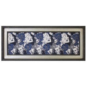 Quadro Decorativo Tela Impressa com Moldura Marilyn Monroe 160x70cm Quadro Decorativo Tela Impressa com Moldura Marilyn Monroe 160x70cm