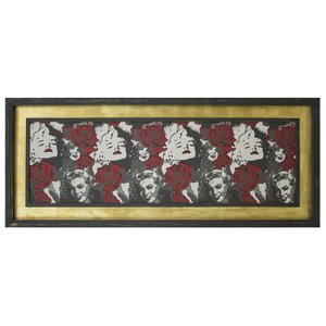 Quadro Decorativo Tela Impressa com Moldura Marilyn Monroe II - 160x70cm Quadro Decorativo Tela Impressa com Moldura Marilyn Monroe II - 160x70cm