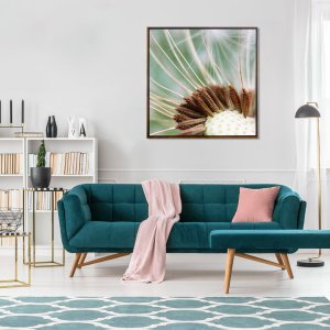 Quadro Dente de Leão em Tela Canvas com Moldura - Elegância na sua Decoração