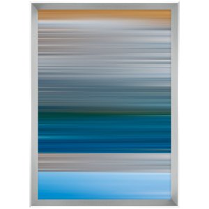 Quadro Decorativo Desenho Abstrato Linhas Horizonte Escolha o Tamanho