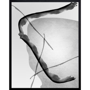 Quadro Moderno em Preto e Branco Desenho Abstrato - Escolha o Tamanho Quadro Moderno em Preto e Branco Desenho Abstrato - Escolha o Tamanho