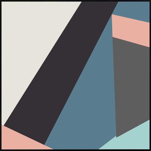 Quadro Geométrico Colorido Arte Moderna 70x70 cm Quadro Geométrico Colorido Arte Moderna 70x70 cm