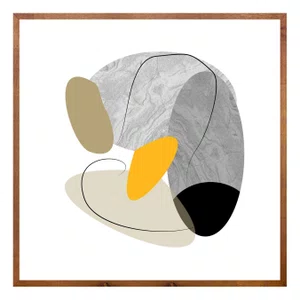 Quadro Gigante Desenho Abstrato Textura Moderna - Escolha o Tamanho