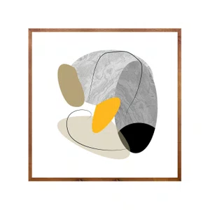 Quadro Gigante Desenho Abstrato Textura Moderna - Escolha o Tamanho