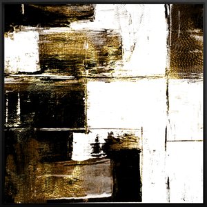 Quadro Grande em Tela Canvas Abstrato Arte Moderna com Moldura Preta Quadro Grande em Tela Canvas Abstrato Arte Moderna com Moldura Preta