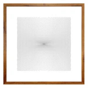 Quadro Ilusão de Ótica Decorativo Moldura Estilo Rústico Arte Desenho a Lápis