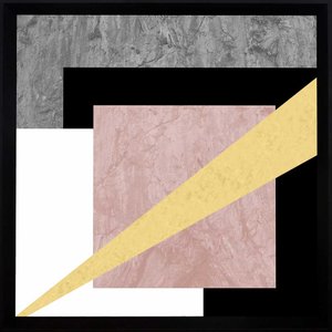 Quadro Decorativo Moderno Arte Geométrica Texturas - Escolha o Tamanho Quadro Decorativo Moderno Arte Geométrica Texturas - Escolha o Tamanho