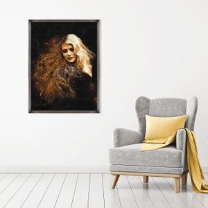 Quadro Moderno Arte Mulher Abstrata Coleção Woman Decor - Escolha o Tamanho