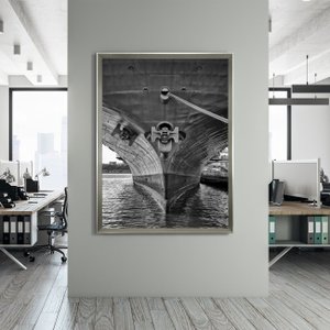 Quadro Moderno Fotografia Porta-Aviões USS Intrepid por Dorival Moreira Quadro Moderno Fotografia Porta-Aviões USS Intrepid por Dorival Moreira